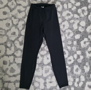 Patagonia Women's Cool Weather Tights Black High Rise Ankle Zip Size Small